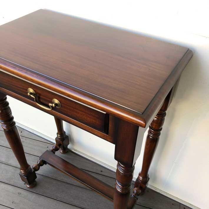 ウッドギャラリー樹 コンソールテーブル 玄関 アンティーク 花台 電話