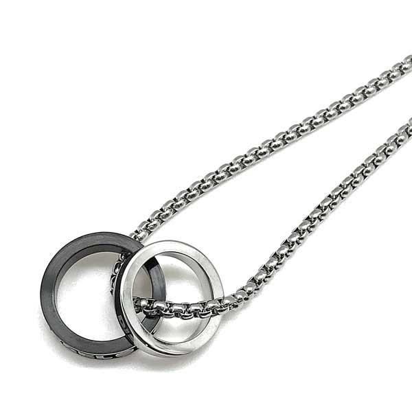 DIESEL（ディーゼル） ネックレス ダブルリング シルバー DX1168040