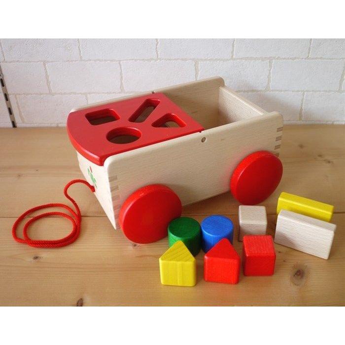 ニック社 nic N車付ポストボックス 赤 : 木のおもちゃ ウッディ