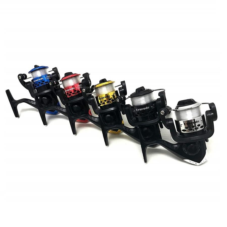 オルルド釣具 スピニングリール ロッド セット 3号糸付 超コンパクト