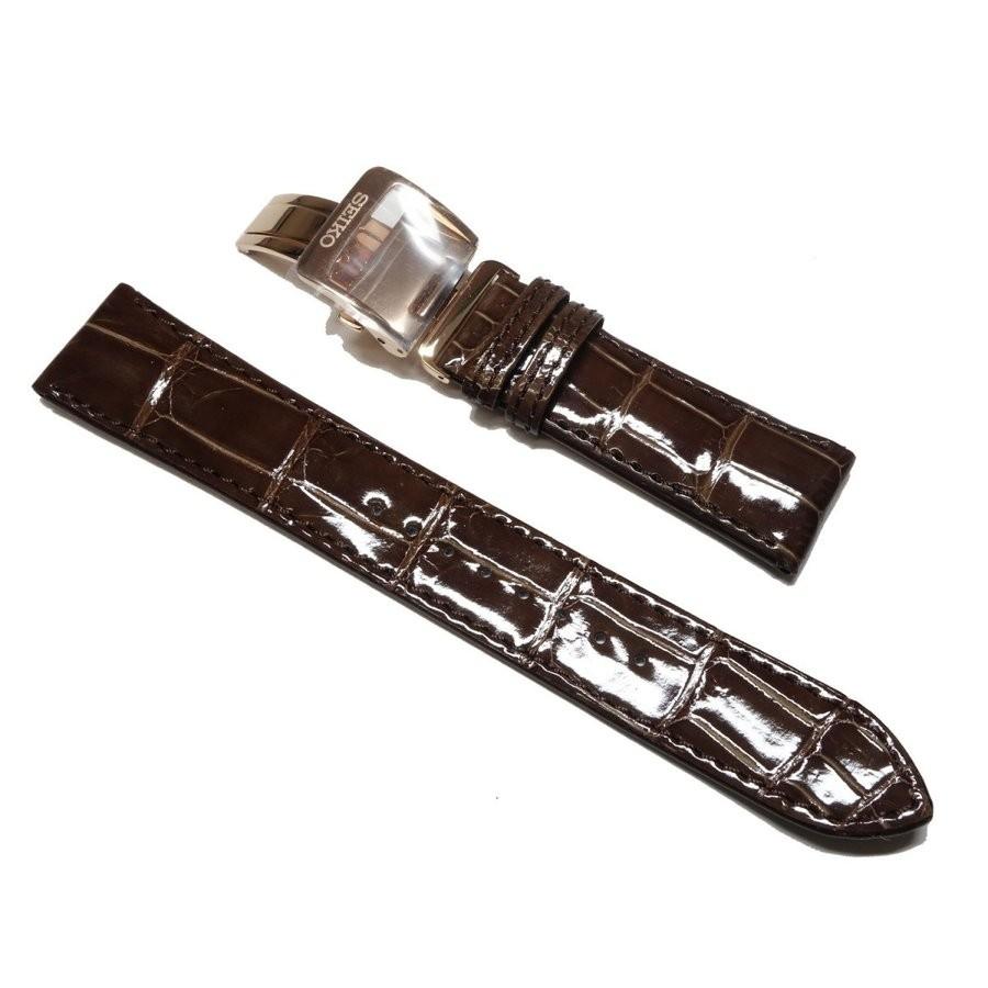 20mm L07Y019P9 クロコダイル 時計バンド プレザージュ純正ベルト