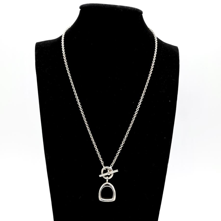 HERMES（エルメス） エトリエ ペンダント ネックレス シルバー