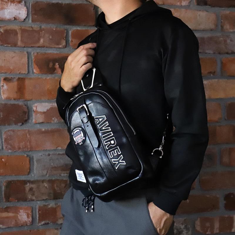 AVIREX（アヴィレックス） Bluto ブルト ボディバッグ 斜め掛けバッグ