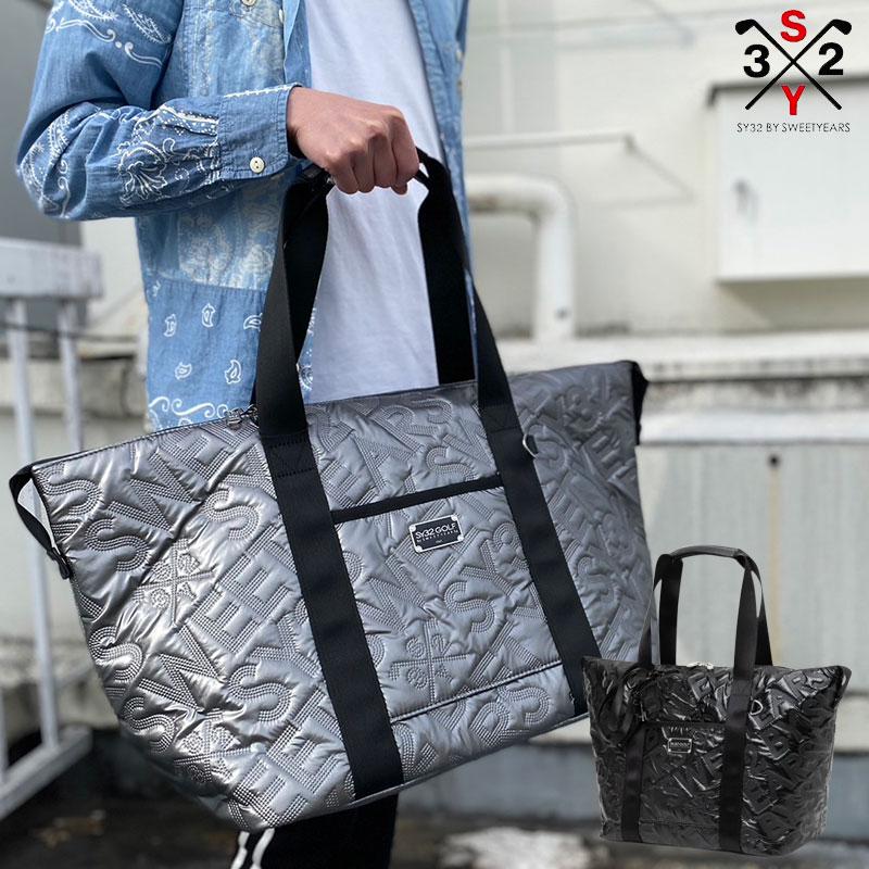 新品】SY32 BY SWEET YEARS ゴルフ ボストンバッグ 黒 SY32 by SWEET