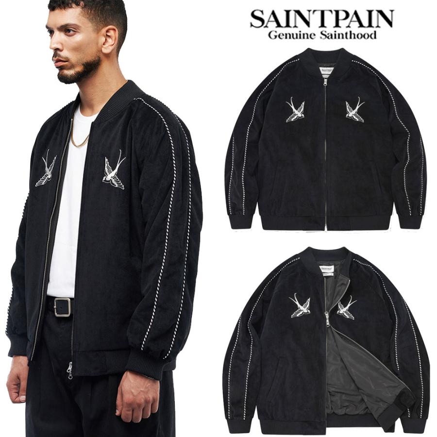スカジャン SAINTPAIN(セイントペイン) ツバメ刺繍 スーベニア