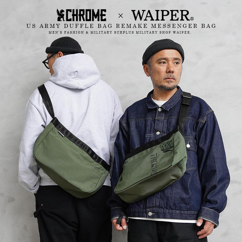 CHROME（クローム） WAIPER.inc × 実物 米軍 ダッフルバック リメイク