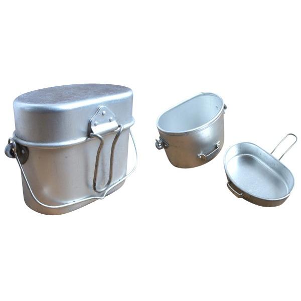 MILITARY（ミリタリー） 実物 USED イタリア軍 アルミ飯盒 キャンプ