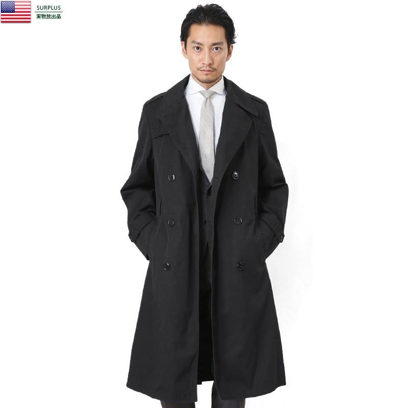 MILITARY（ミリタリー） 実物 USED 米軍 U.S. NAVY ブラックトレンチ
