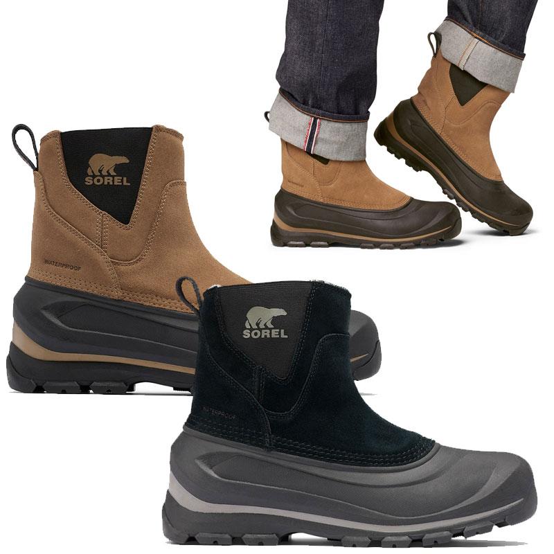 SOREL（ソレル） スノーブーツ メンズ バクストンプルオンブーツ