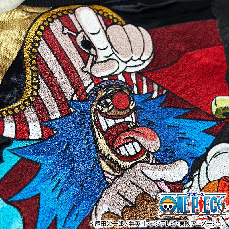 絡繰魂 ONE PIECE× 粋 ワンピース コラボ 四皇リバーシブルスカジャン