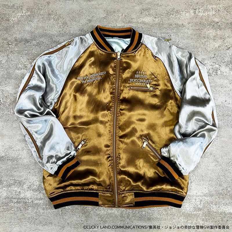 絡繰魂 × JOJO ブローノ・ブチャラティ リバ−シブル スカジャン