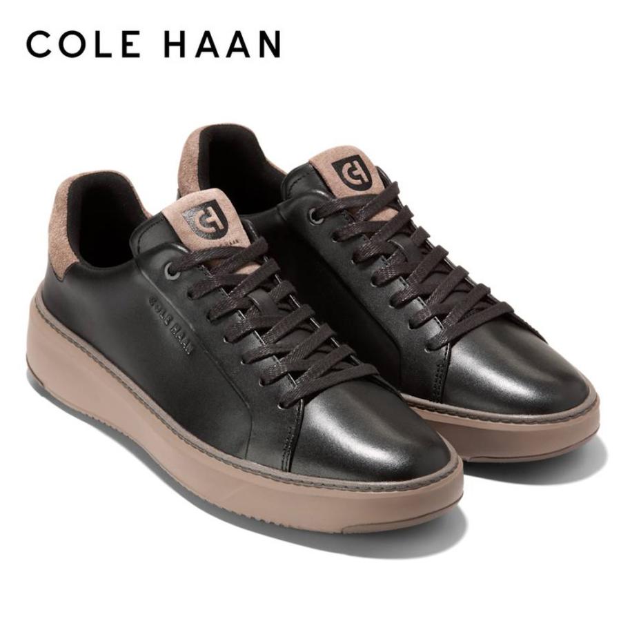 COLE HAAN（コールハーン） スニーカー メンズ 黒 レザー 本革 軽い