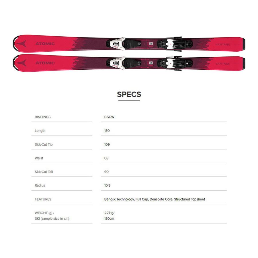ATOMIC（アトミック） 2022 ATOMIC VANTAGE GIRL X 130-150 + C5 GW