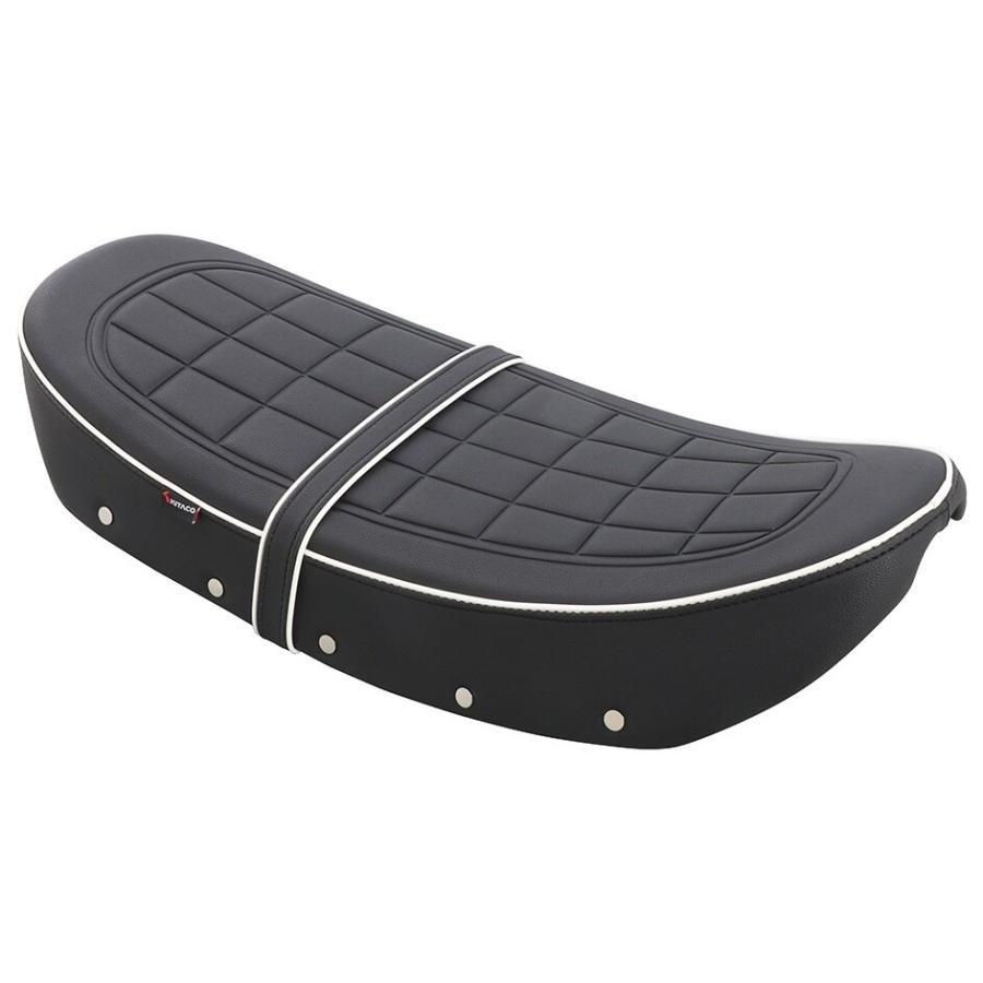 KーCON KITACO キタコ カスタムシート パイピングカラー：ホワイト