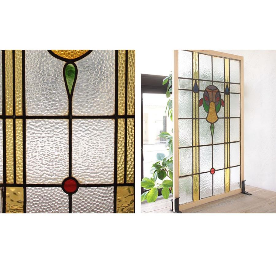 送料無料 ステンドグラス アンティーク 窓 ヨーロッパ直接買い付け