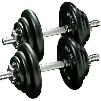 WILD FIT（ワイルドフィット） ダンベルセット 40kg アイアン / 筋トレ