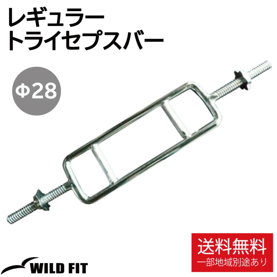 WILD FIT（ワイルドフィット） トライセプスバー スクリューカラー2個