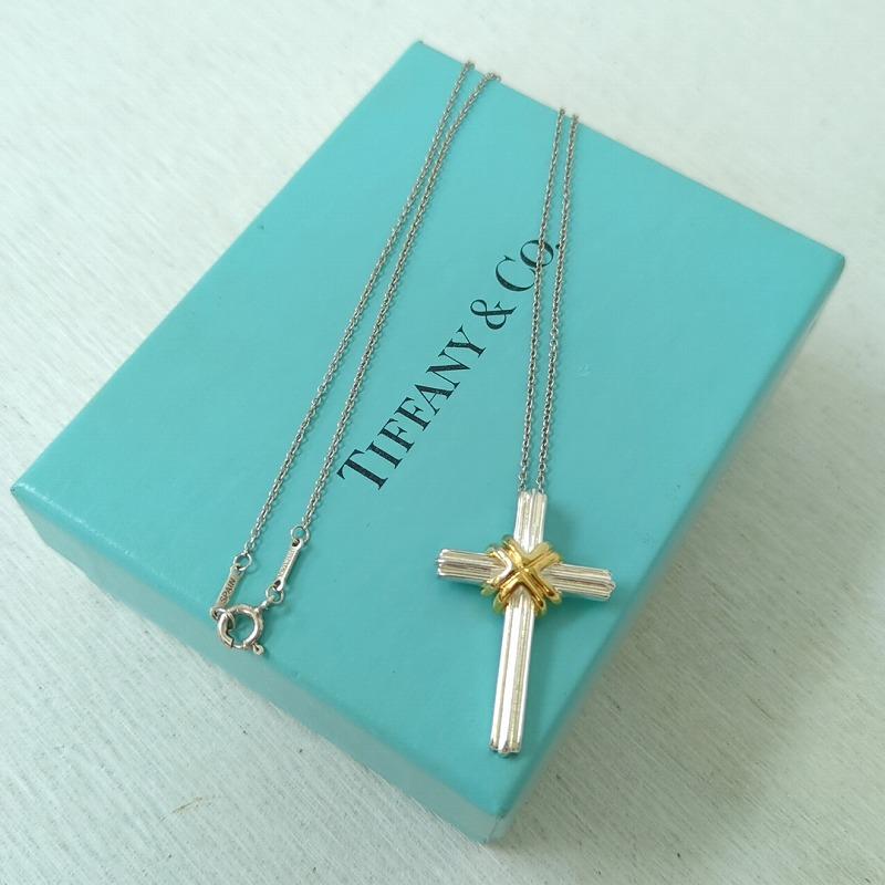 TIFFANY&Co.（ティファニー） Tiffany クロス ネックレス シルバー925