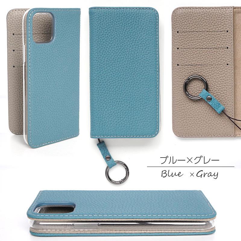 iPhone13 / iPhone 13 Pro mini Max ケース 手帳型 本革 la scene is