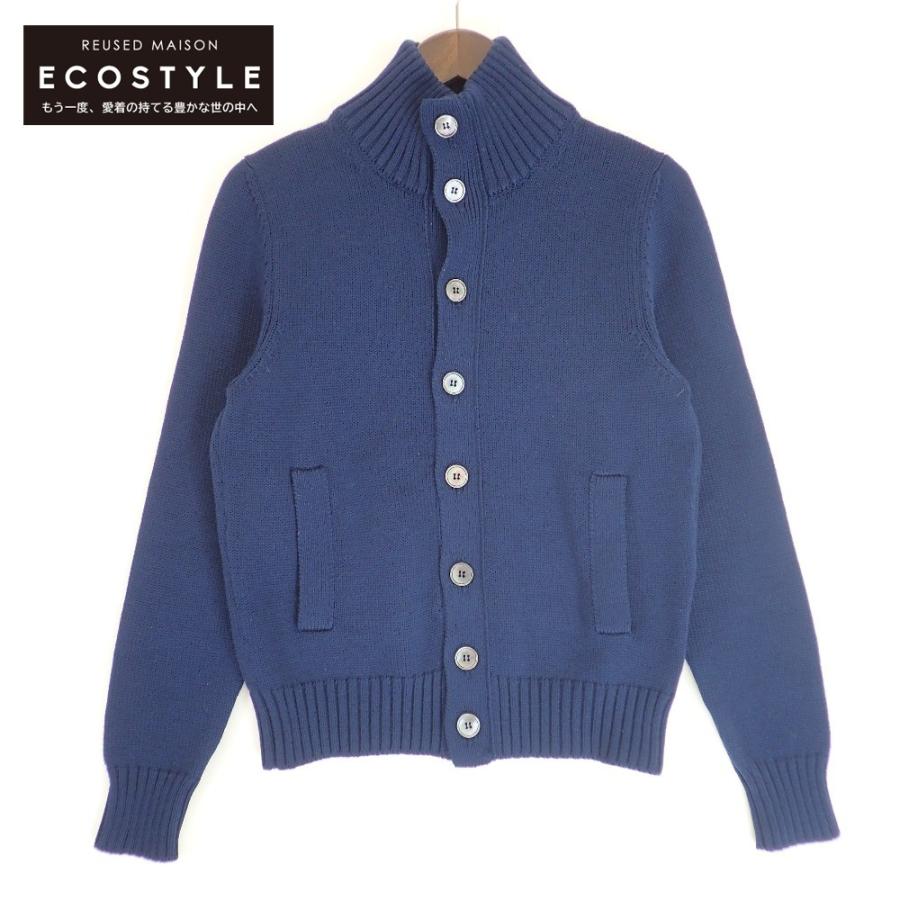 ZANONE ザノーネ 7ETJP1 ZC239 ネイビーブルー ミドルゲージ ニット