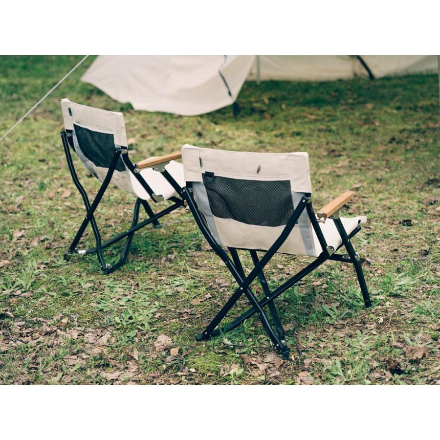 snow peak（スノーピーク） ローチェアショート アイボリー : ウィンズ