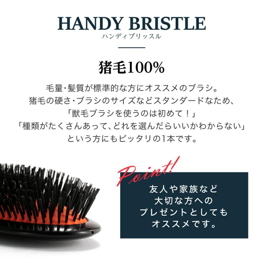 MASON PEARSON（メイソンピアソン） ハンディブリッスル ダーク