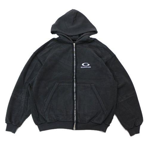 BALENCIAGA バレンシアガ 24AW Inside Out Regular Zip-Up Hoody