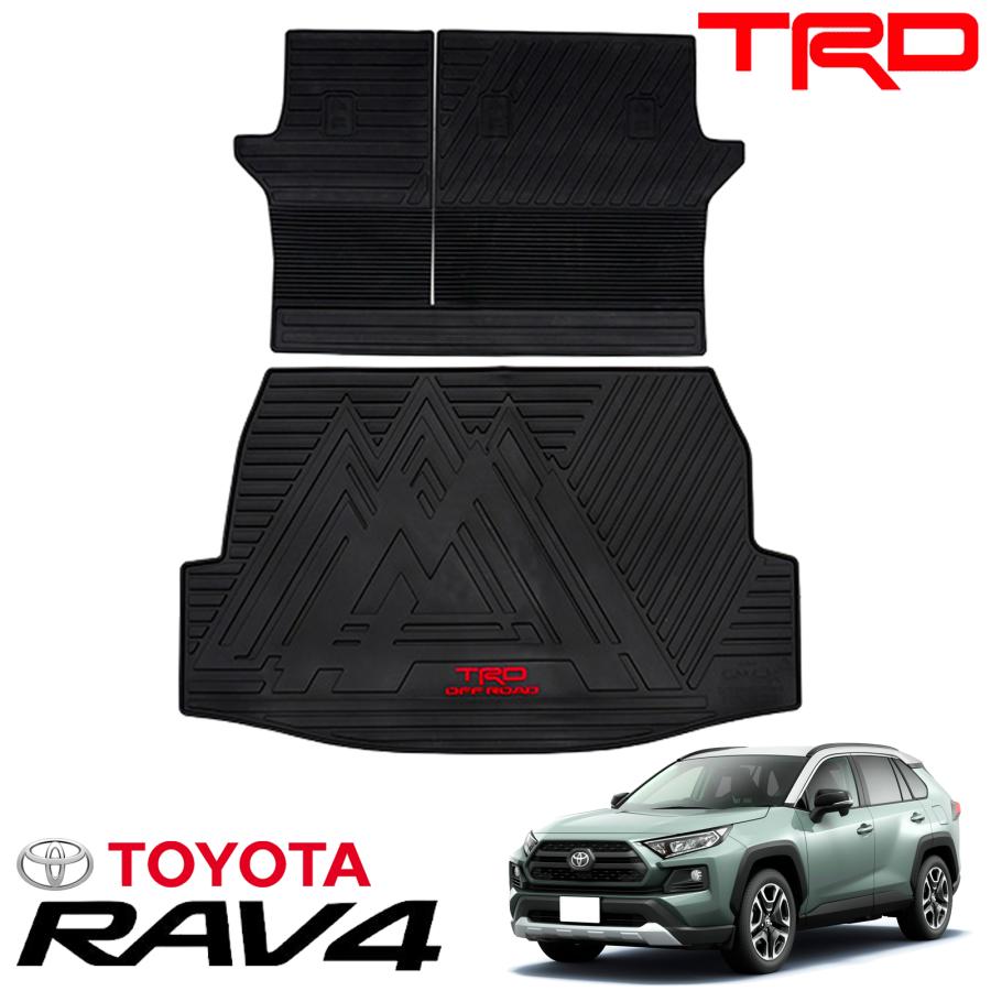 USトヨタ純正 TRD OFFROAD ロゴ入 カーゴマット ラバーマット H31年