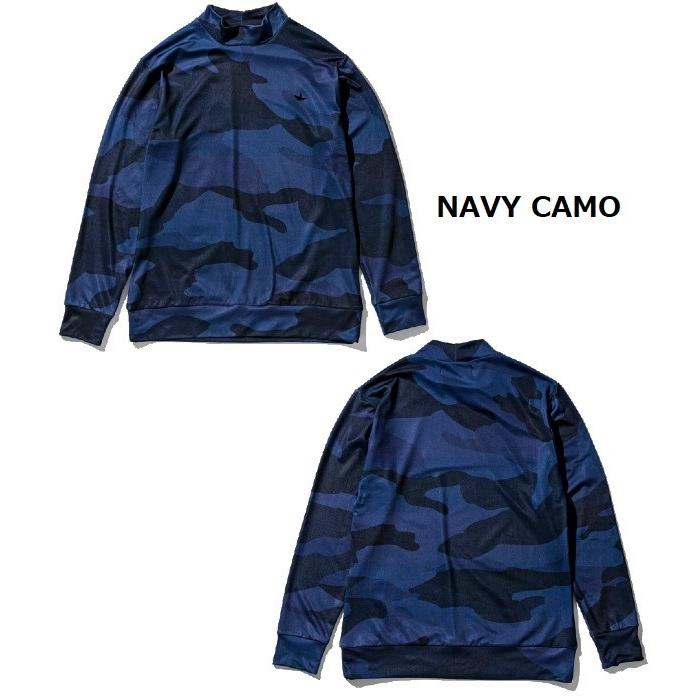 1PIU1UGUALE3 RELAX ウノピゥウノウグァーレトレ カモ柄モックネックT