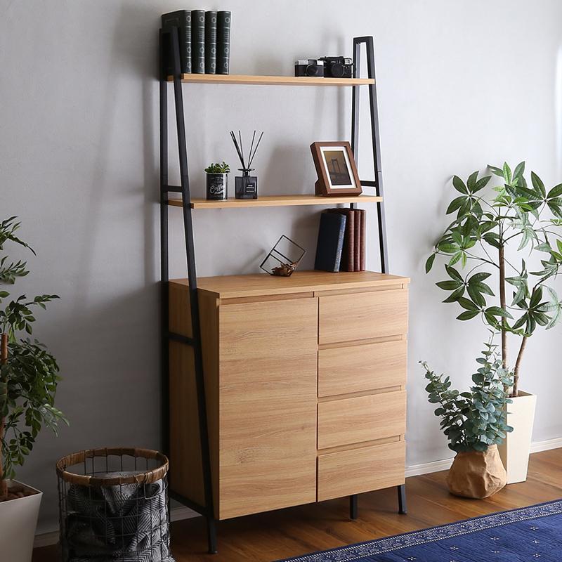 ホームテイスト（HOME taste） 収納棚 ラック チェスト 扉 オープン