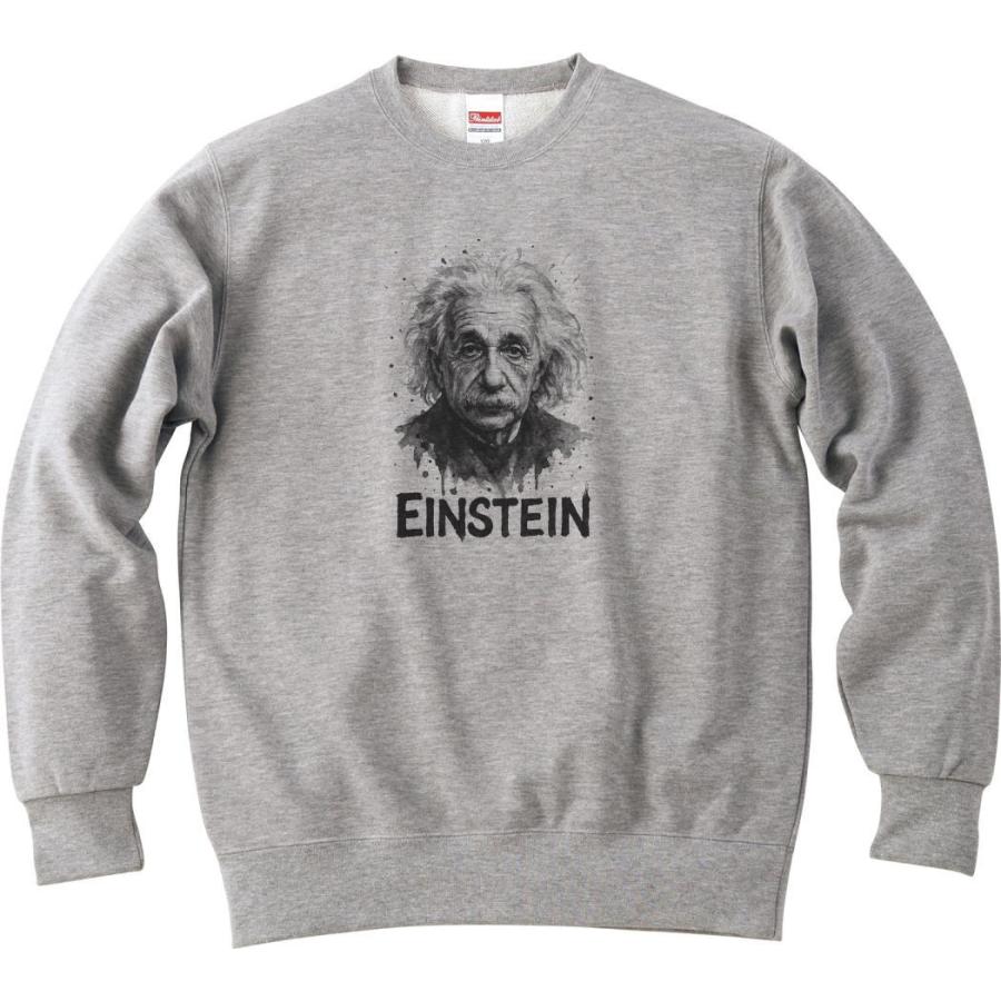 アインシュタイン EINSTEIN 人物 偉人 長袖 トレーナー スエット