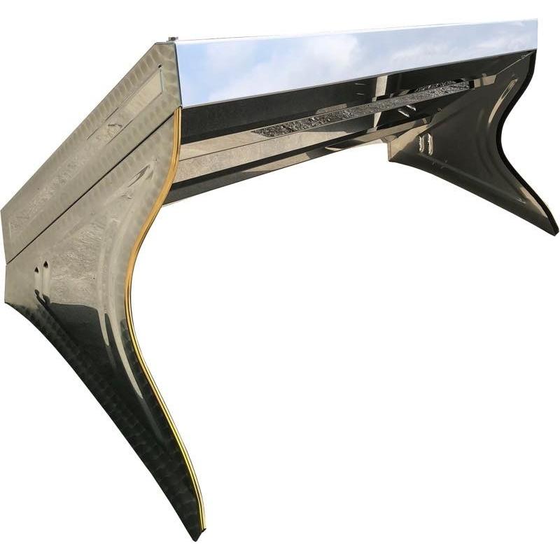 送料/梱包料別途】デラックスレトロ フロントバイザー 2t〜大型