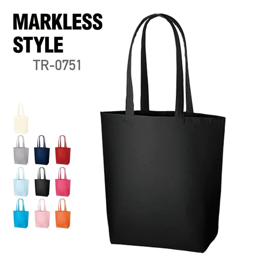 トートバッグ 無地 MARKLESS STYLE マークレススタイル キャンバス