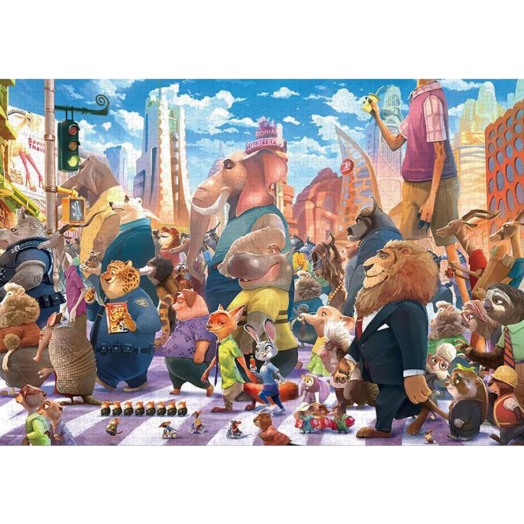 テンヨー（Tenyo） ジグソーパズル クロスウォーク(ズートピア) 1000