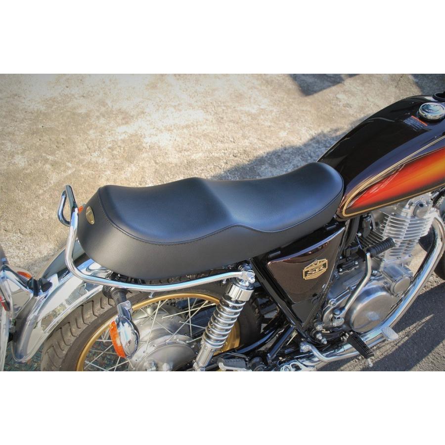 K&H 段付きシートA ステッチ仕上げ SR400 FI 【S-1203A】'10〜 FI