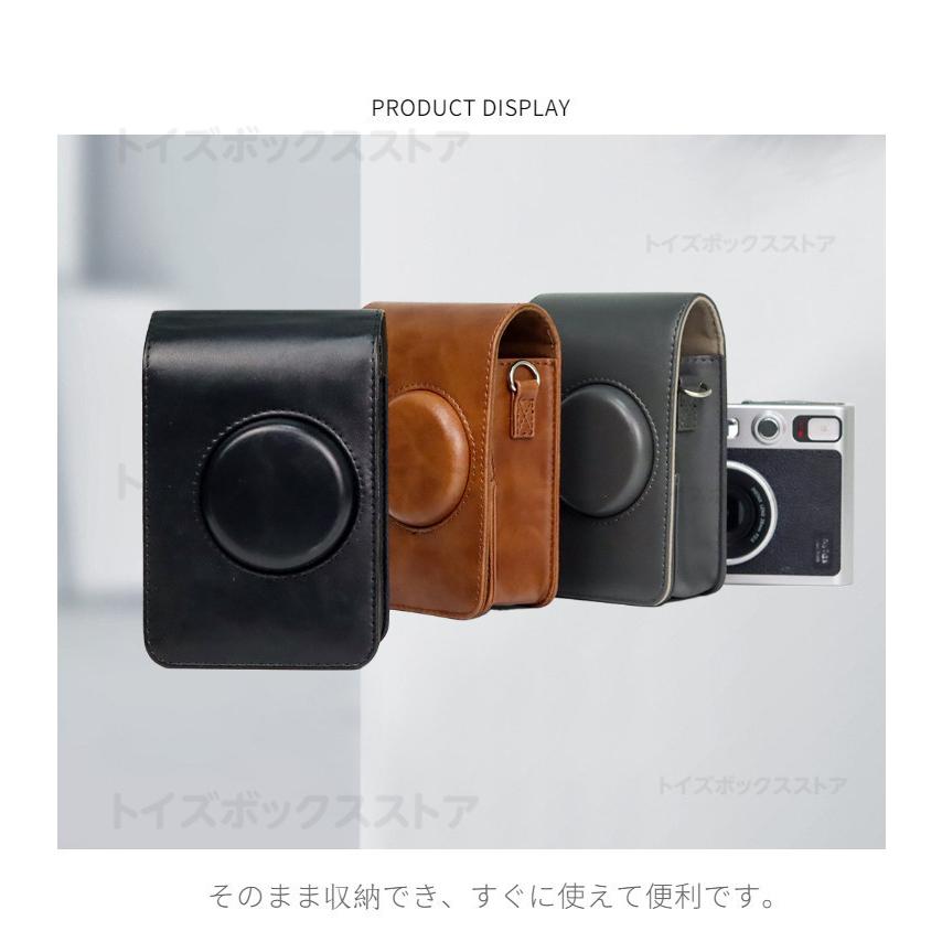 富士FUJIFILMインスタントカメラチェキinstax mini EVO用保護レザー