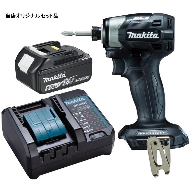 マキタ（makita） 充電式インパクトドライバ 黒 TD173DZB+バッテリ