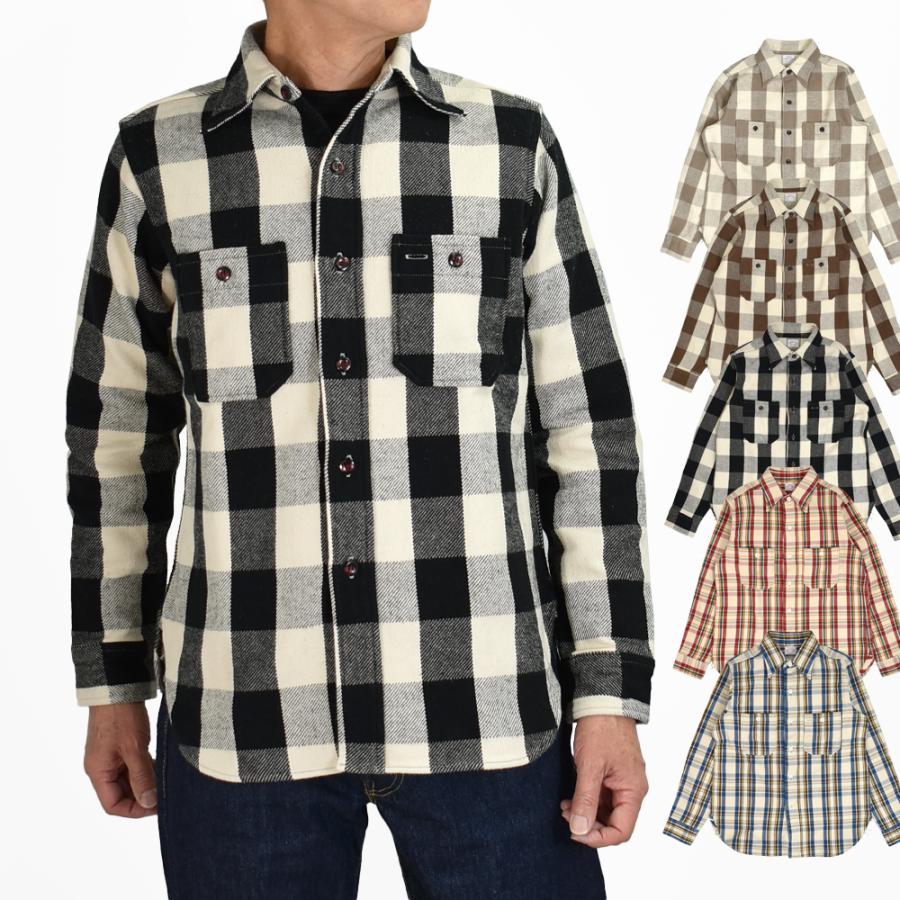 WAREHOUSE（ウエアハウス） ネルシャツ Lot 3104 FLANNEL SHIRTS A柄 B