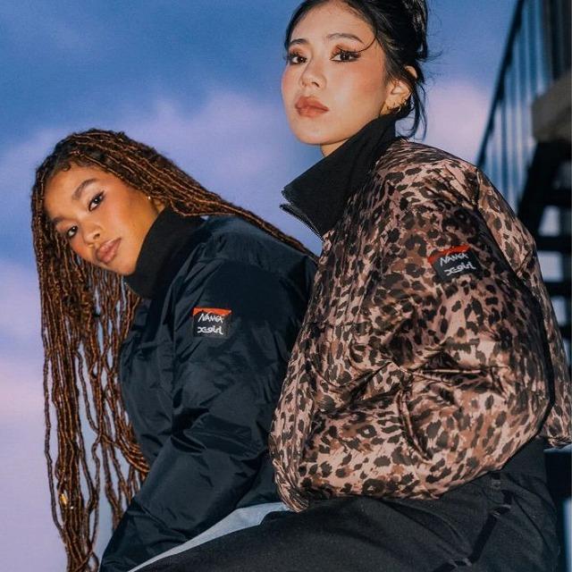 X-girl（エックスガール） × NANGA PUFFER JACKET レディース アウター