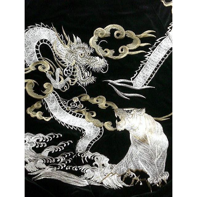 スカジャン 日本製本格刺繍のスカジャン3L 虎と龍 : takafuku1915