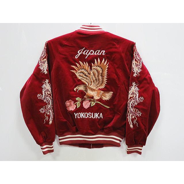 スカジャン 鷹に薔薇 別珍 日本製本格刺繍 : takafuku1915 - 通販