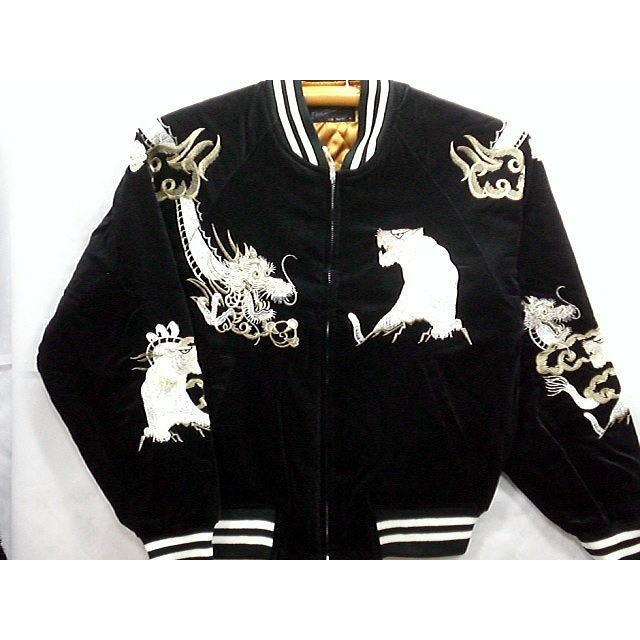 スカジャン 龍と虎 日本製本格刺繍のスカジャン : takafuku1915 - 通販
