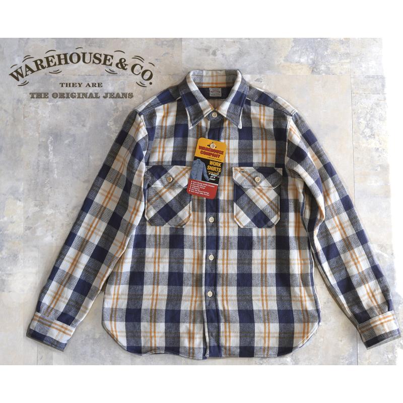 WAREHOUSE ウエアハウス FLANNEL SHIRTS B柄 【2025 MODEL