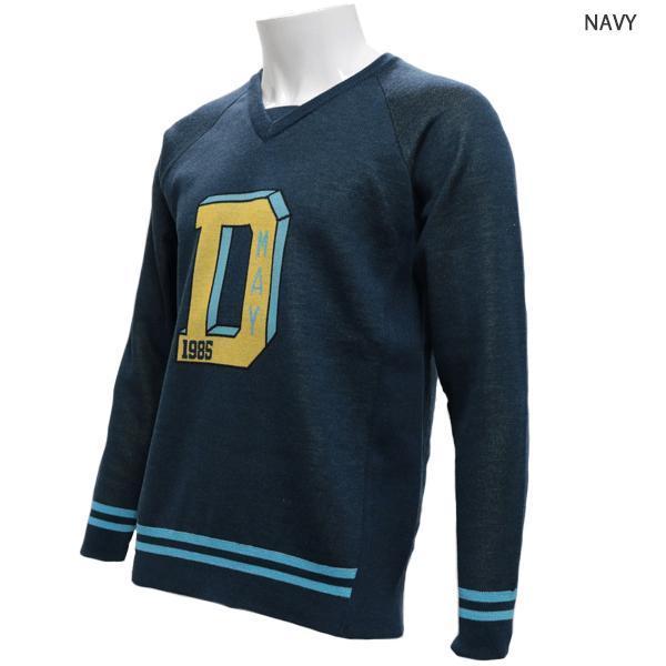 ディセンバーメイ ゴルフ ニット メンズ 軽量 薄手 セーター Vネック