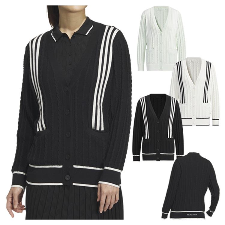 adidas（アディダス） ゴルフ カーディガン レディース 長袖 ニット