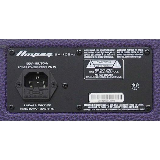 Ampeg (アンペグ) BA-108 (BA108) Purple (パープル) 20W ベースアンプ