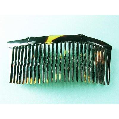 本べっ甲 櫛 黒甲 コーム ヘア アクセサリー (のし等ギフト対応無料