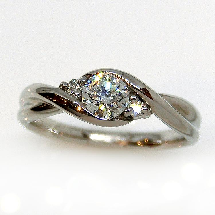 指輪 ダイヤモンド プラチナ PT 婚約指輪 マリッジ エンゲージリング