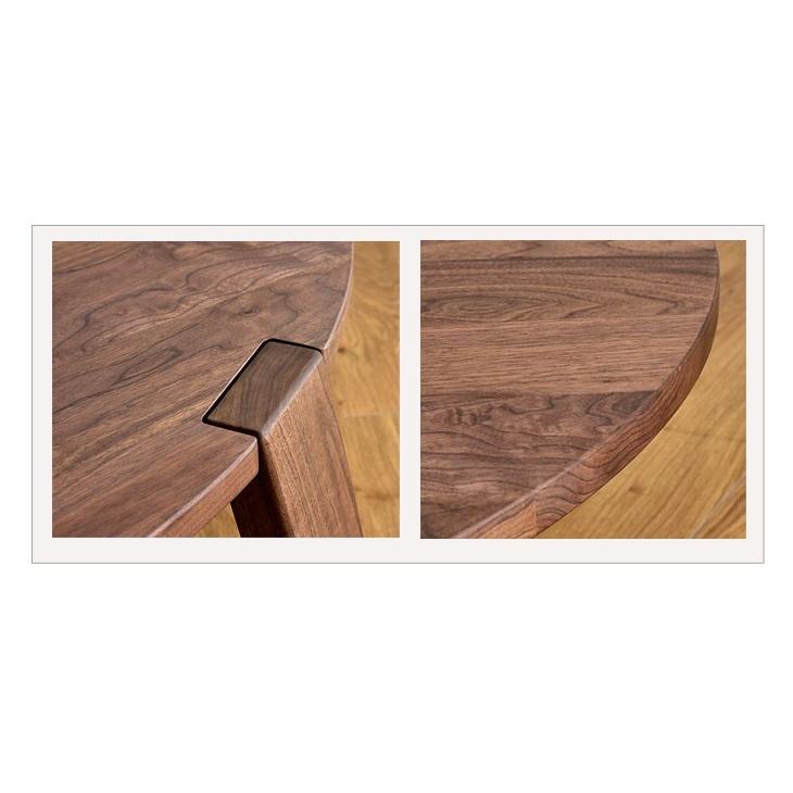 ローテーブル おしゃれ 北欧 90cm 木製 テーブル 丸型 円形 リビング