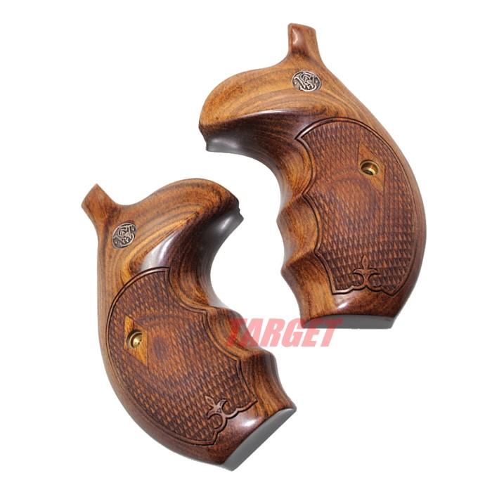 アルタモント S&W Kフレーム ラウンドバット用 木製グリップ